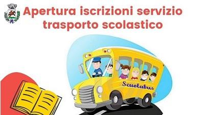 AVVISO PUBBLICO PER LE ISCRIZIONI AL SERVIZIO DI TRASPORTO SCOLASTICO PER GLI ALUNNI ALUNNI ISCRITTI ALLA SCUOLA DELL'INFANZIA PER L'ANNO SCOLASTICO 2022/2023