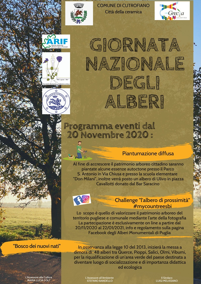 GIORNATA NAZIONALE DEGLI ALBERI