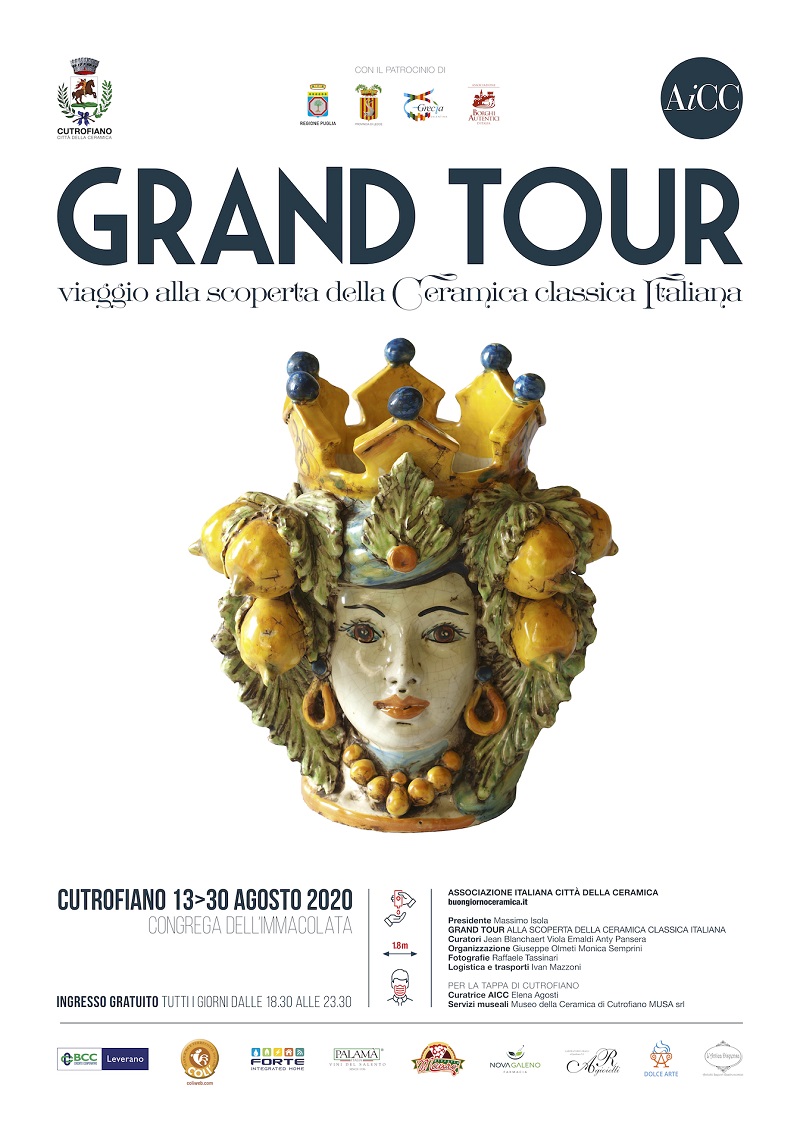 GRAND TOUR - VIAGGIO ALLA SCOPERTA DELLA CERAMICA CLASSICA ITALIANA - DAL 13 AL 30 AGOSTO 2020