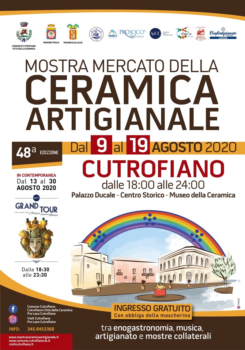 mostra mercato della ceramica artigianale dal 9 al 19 agosto 2020